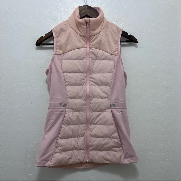 Lululemon Down for It All Vest Pink Mist Size 4 - Picture 5 of 13